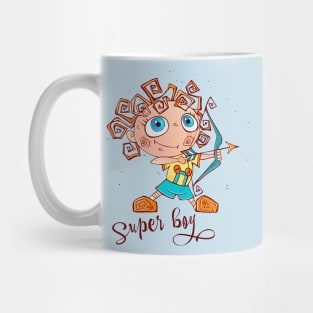 Super Boy With Bow Arrow Mug